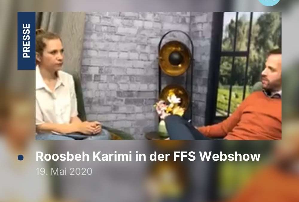Sat1 Frühstücksfernsehen: Roosbeh Karimi in der Webshow