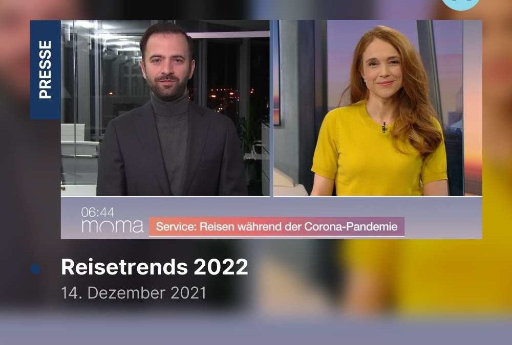 ZDF moma: Reisetrends 2021