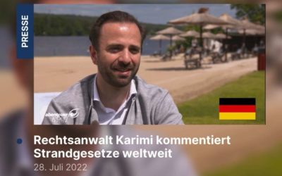 Kabel 1: Rechtsanwalt Karimi kommentiert Strandgesetze weltweit