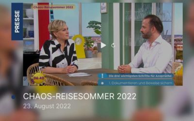 Sat1 Frühstücksfernsehen: CHAOS-REISESOMMER 2022