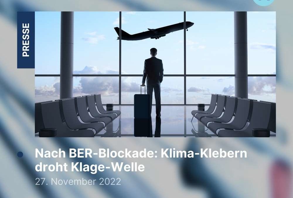 BZ: Nach BER-Blockade: Klima-Klebern droht Klage-Welle