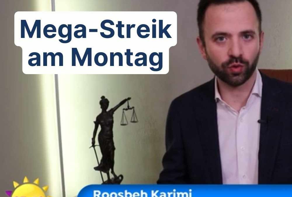 MEGA-Streik am Montag: Karimi im Sat1 Frühstücksfernsehen